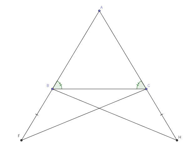 teorema inverso tiangolo isoscele